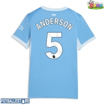 Manchester City Elliot Anderson #5 Hjemmedrakt Dame 2026-27 Kortermet